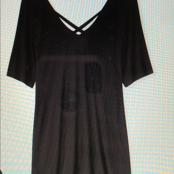 TORRID NWT black ribbed scrappy tee t-shirt top 2X - Picture 4 of 8